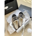 CHANEL fisherman shoes Chanel classic version of the original injection of rubber translucent rubber original color hemp sole