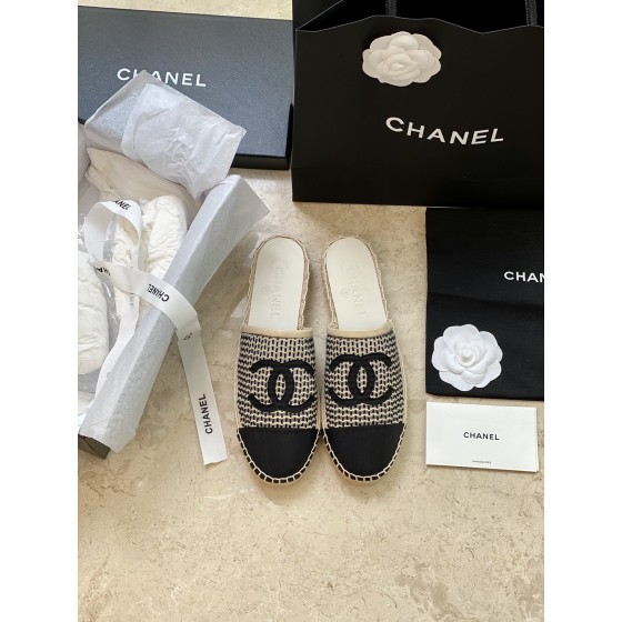 CHANEL fisherman shoes Chanel classic version of the original injection of rubber translucent rubber original color hemp sole
