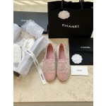 CHANEL fisherman shoes Chanel classic version of the original injection of rubber translucent rubber original color hemp sole
