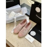 CHANEL fisherman shoes Chanel classic version of the original injection of rubber translucent rubber original color hemp sole