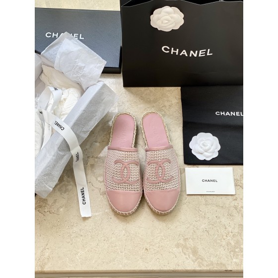 CHANEL fisherman shoes Chanel classic version of the original injection of rubber translucent rubber original color hemp sole