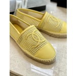 CHANEL fisherman shoes Chanel classic version of the original injection of rubber translucent rubber original color hemp sole