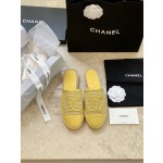 CHANEL fisherman shoes Chanel classic version of the original injection of rubber translucent rubber original color hemp sole