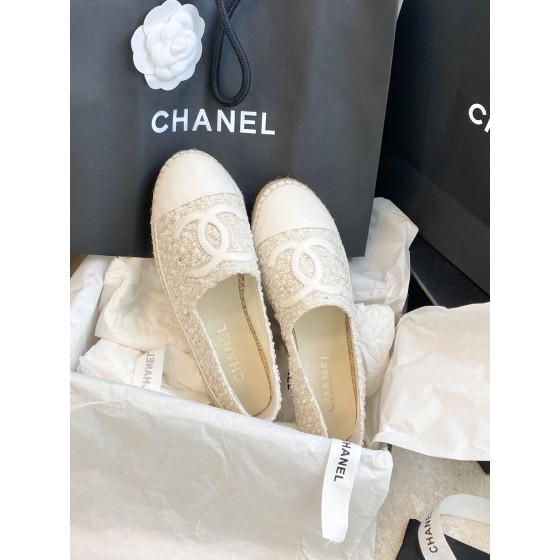 CHANEL fisherman shoes Chanel classic version of the original injection of rubber translucent rubber original color hemp sole