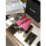 CHANEL fisherman shoes Chanel classic version of the original injection of rubber translucent rubber original color hemp sole