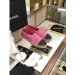 CHANEL fisherman shoes Chanel classic version of the original injection of rubber translucent rubber original color hemp sole