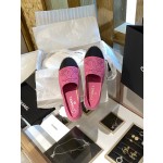 CHANEL fisherman shoes Chanel classic version of the original injection of rubber translucent rubber original color hemp sole