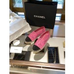CHANEL fisherman shoes Chanel classic version of the original injection of rubber translucent rubber original color hemp sole