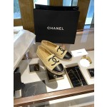 CHANEL fisherman shoes Chanel classic version of the original injection of rubber translucent rubber original color hemp sole
