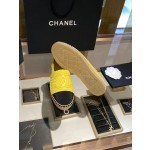 CHANEL fisherman shoes Chanel classic version of the original injection of rubber translucent rubber original color hemp sole
