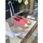 CHANEL fisherman shoes Chanel classic version of the original injection of rubber translucent rubber original color hemp sole