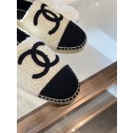 CHANEL fisherman shoes Chanel classic version of the original injection of rubber translucent rubber original color hemp sole