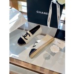 CHANEL fisherman shoes Chanel classic version of the original injection of rubber translucent rubber original color hemp sole