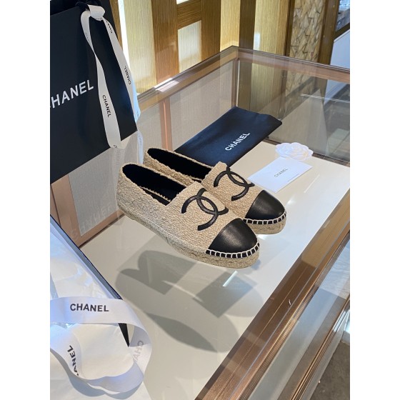 CHANEL fisherman shoes Chanel classic version of the original injection of rubber translucent rubber original color hemp sole