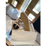 CHANEL fisherman shoes Chanel classic version of the original injection of rubber translucent rubber original color hemp sole