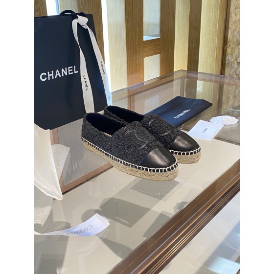 CHANEL fisherman shoes Chanel classic version of the original injection of rubber translucent rubber original color hemp sole
