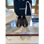CHANEL fisherman shoes Chanel classic version of the original injection of rubber translucent rubber original color hemp sole