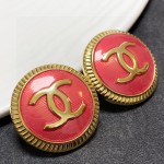 CHANEL🇫🇷Xiaoxiang autumn and winter middle-aged pitaya earrings