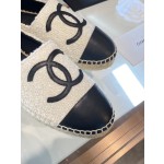 CHANEL fisherman shoes Chanel classic version of the original injection of rubber translucent rubber original color hemp sole