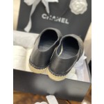 CHANEL fisherman shoes Chanel classic version of the original injection of rubber translucent rubber original color hemp sole