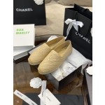 CHANEL fisherman shoes Chanel classic version of the original injection of rubber translucent rubber original color hemp sole