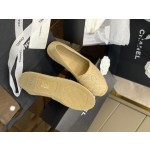 CHANEL fisherman shoes Chanel classic version of the original injection of rubber translucent rubber original color hemp sole