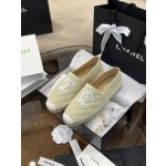 CHANEL fisherman shoes Chanel classic version of the original injection of rubber translucent rubber original color hemp sole