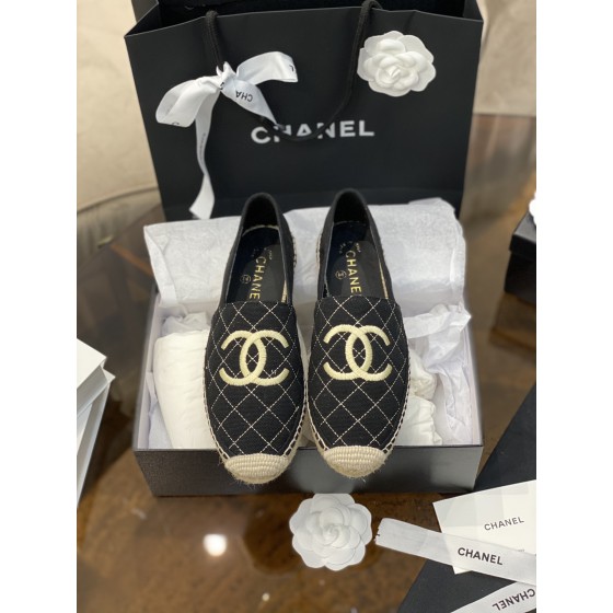 CHANEL fisherman shoes Chanel classic version of the original injection of rubber translucent rubber original color hemp sole