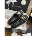 CHANEL fisherman shoes Chanel classic version of the original injection of rubber translucent rubber original color hemp sole