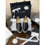 CHANEL fisherman shoes Chanel classic version of the original injection of rubber translucent rubber original color hemp sole