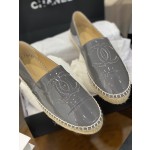 CHANEL fisherman shoes Chanel classic version of the original injection of rubber translucent rubber original color hemp sole