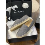 CHANEL fisherman shoes Chanel classic version of the original injection of rubber translucent rubber original color hemp sole