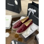 CHANEL fisherman shoes Chanel classic version of the original injection of rubber translucent rubber original color hemp sole