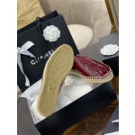 CHANEL fisherman shoes Chanel classic version of the original injection of rubber translucent rubber original color hemp sole