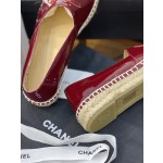 CHANEL fisherman shoes Chanel classic version of the original injection of rubber translucent rubber original color hemp sole