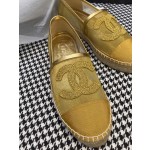 CHANEL fisherman shoes Chanel classic version of the original injection of rubber translucent rubber original color hemp sole