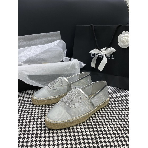 CHANEL fisherman shoes Chanel classic version of the original injection of rubber translucent rubber original color hemp sole