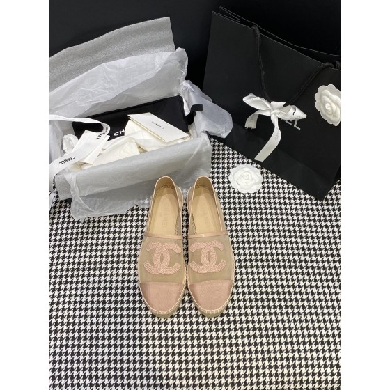 CHANEL fisherman shoes Chanel classic version of the original injection of rubber translucent rubber original color hemp sole