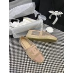 CHANEL fisherman shoes Chanel classic version of the original injection of rubber translucent rubber original color hemp sole