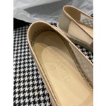 CHANEL fisherman shoes Chanel classic version of the original injection of rubber translucent rubber original color hemp sole