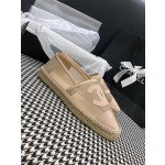 CHANEL fisherman shoes Chanel classic version of the original injection of rubber translucent rubber original color hemp sole