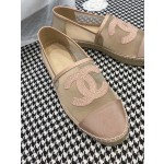 CHANEL fisherman shoes Chanel classic version of the original injection of rubber translucent rubber original color hemp sole