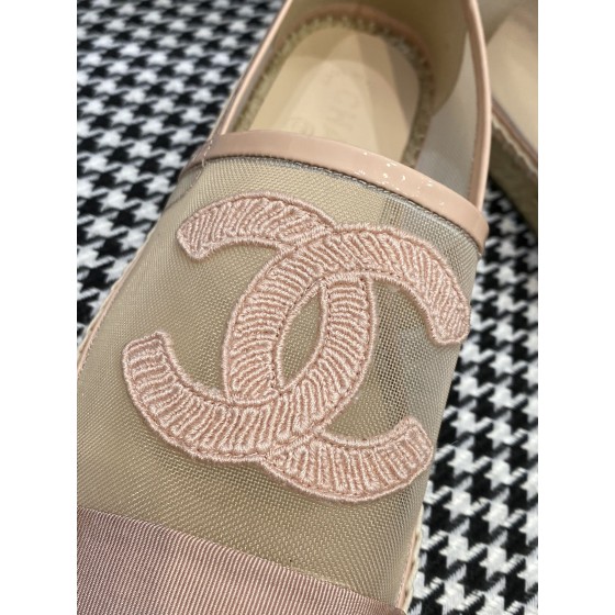 CHANEL fisherman shoes Chanel classic version of the original injection of rubber translucent rubber original color hemp sole