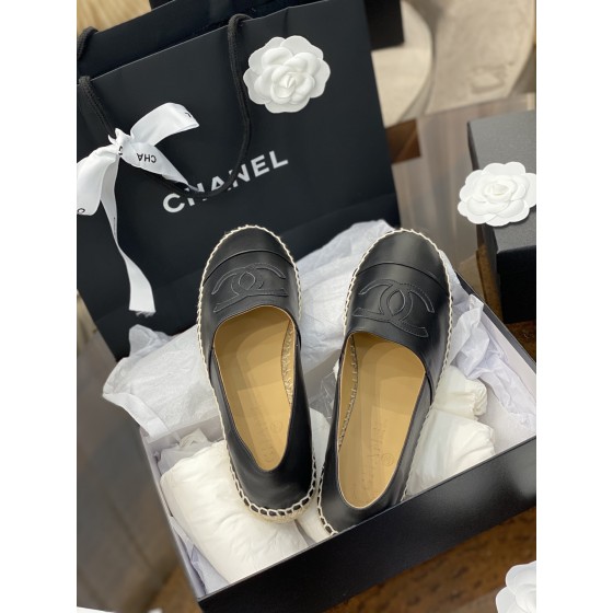 CHANEL fisherman shoes Chanel classic version of the original injection of rubber translucent rubber original color hemp sole