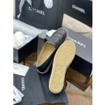 CHANEL fisherman shoes Chanel classic version of the original injection of rubber translucent rubber original color hemp sole