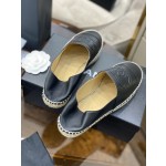 CHANEL fisherman shoes Chanel classic version of the original injection of rubber translucent rubber original color hemp sole