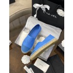 CHANEL fisherman shoes Chanel classic version of the original injection of rubber translucent rubber original color hemp sole