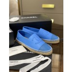 CHANEL fisherman shoes Chanel classic version of the original injection of rubber translucent rubber original color hemp sole