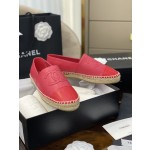 CHANEL fisherman shoes Chanel classic version of the original injection of rubber translucent rubber original color hemp sole