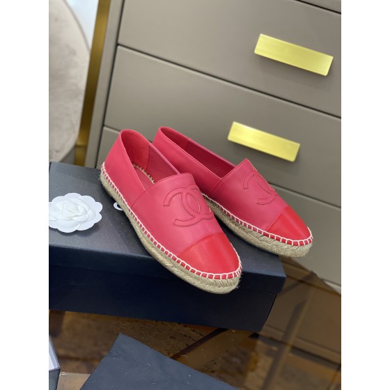 CHANEL fisherman shoes Chanel classic version of the original injection of rubber translucent rubber original color hemp sole